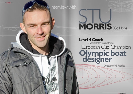 Stu Morris olympic boat designer ve paddles